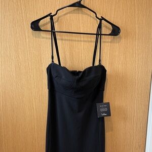NWT Lulu's Classic Black Spaghetti Strap Maxi Dress 🖤🖤